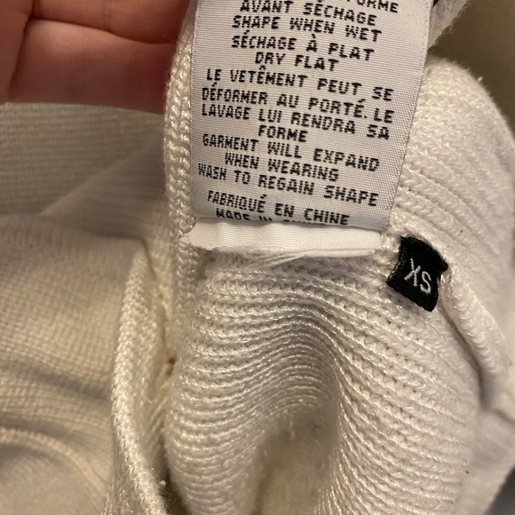 RODEBJER navy and white button up cardigan sweater - Picture 7 of 10